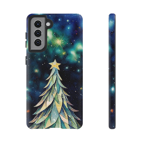 Christmas Tree On a Sky Full of Stars - Impact Resistant Phone Case Samsung Galaxy S21 Matte
